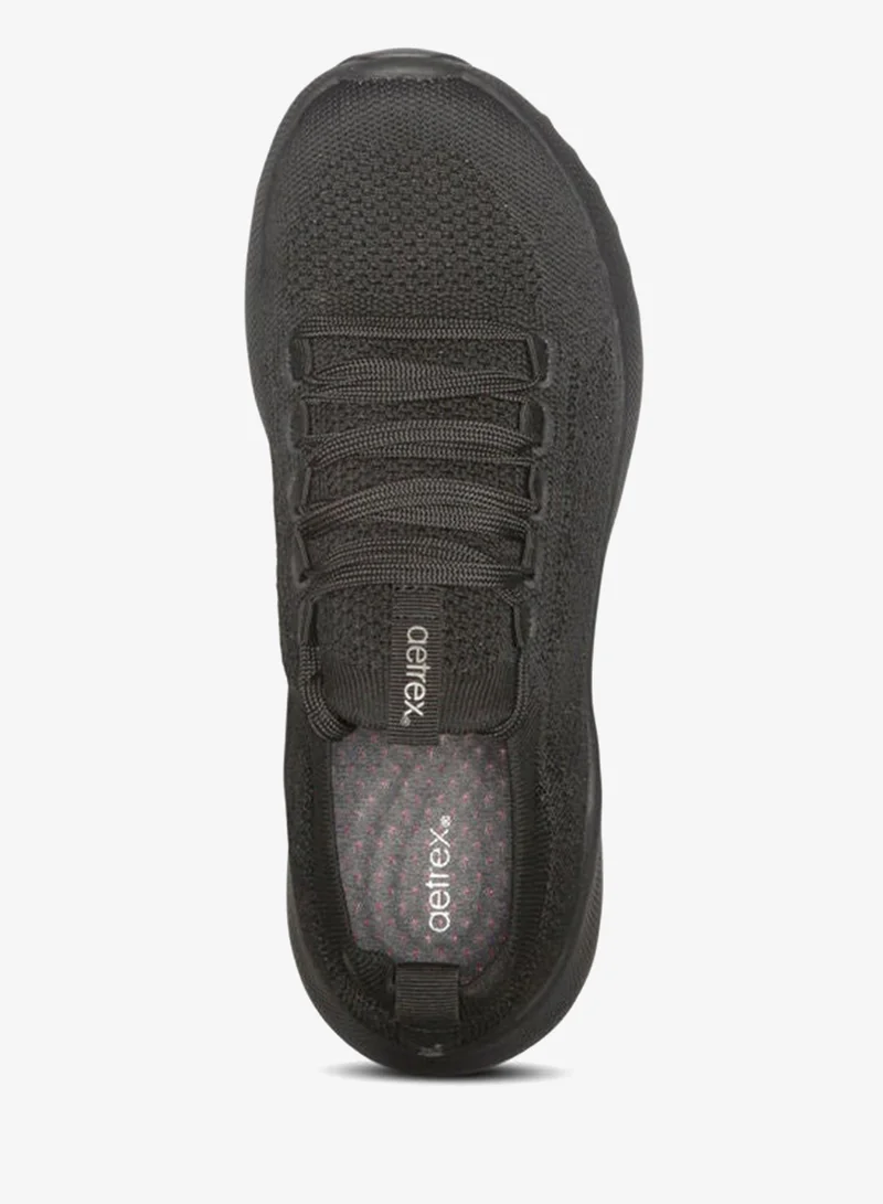 aetrex Carly Arch Support Sneakers Black