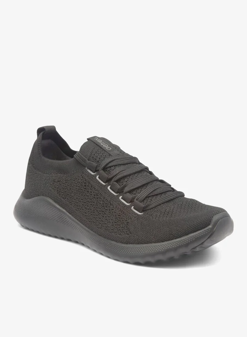 aetrex Carly Arch Support Sneakers Black