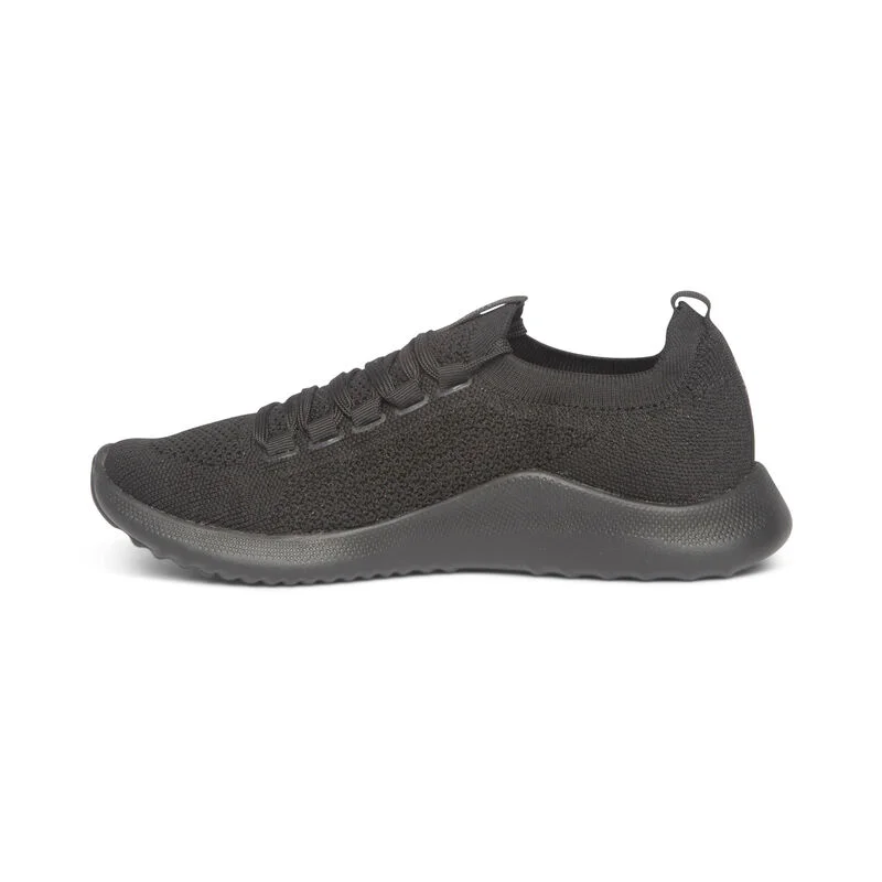 aetrex Carly Arch Support Sneakers Black