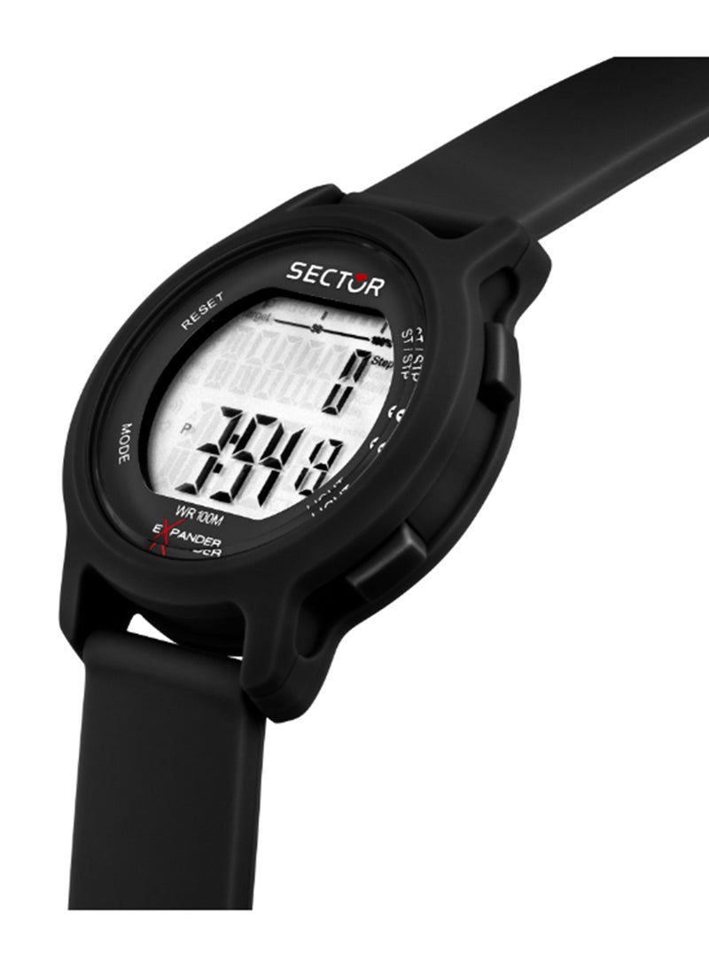 Sector EX-27 43MM DIGITAL BLACK DIAL BLACK ST - Image 5