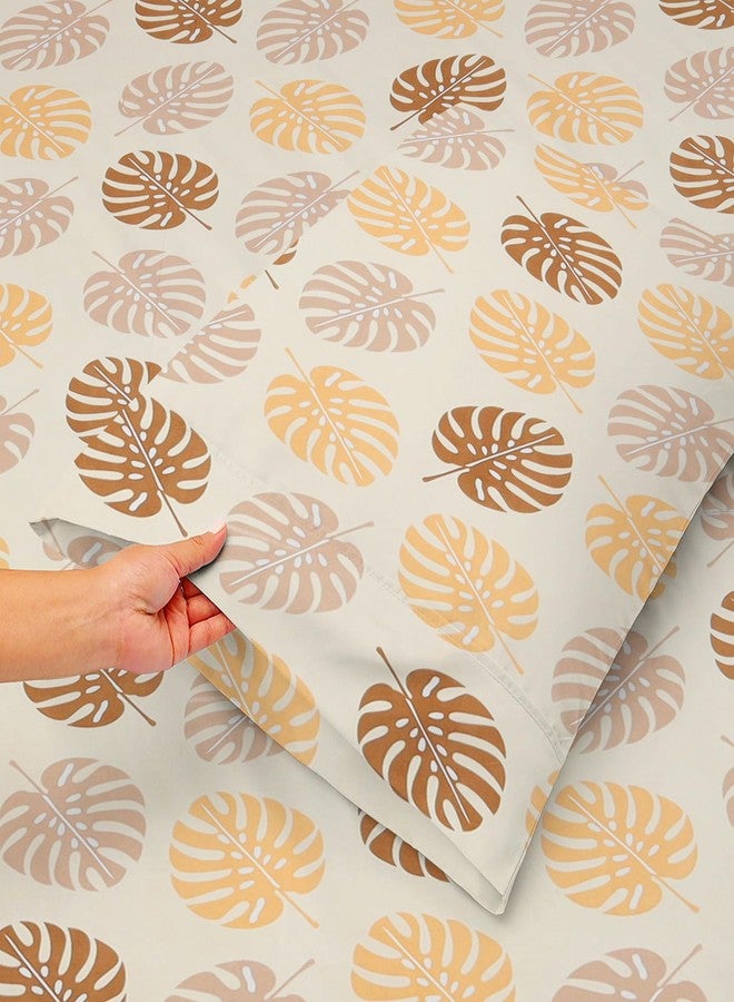 VAS COLLECTIONS 180 TC Premium Cotton Pillow Covers | Regular Pillow Cases | Set of 2 Pieces Pillow Covers only King Size (Almond, 20 x 30 Inches) - Image 2