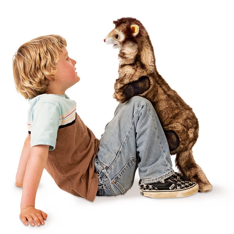 Folkmanis Ferret Hand Puppet - Image 3