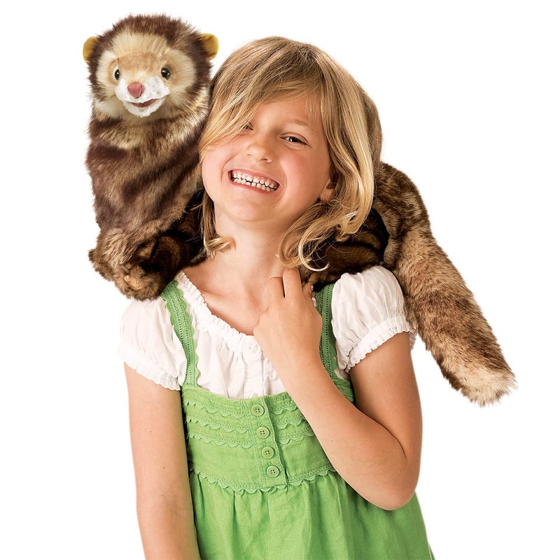 Folkmanis Ferret Hand Puppet - Image 2