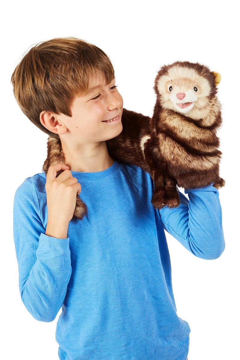 Folkmanis Ferret Hand Puppet - Image 4
