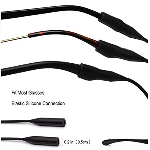 ADD GEAR 53cm Adjustable Glasses Strap Neck Cord Sports Eye Glasses Band- Black - Image 3