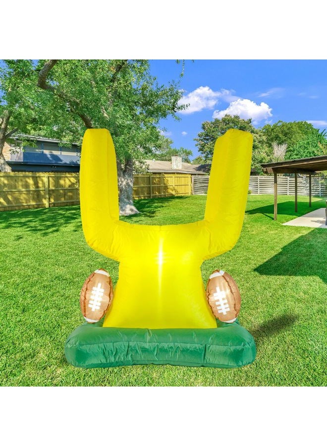 Cextoga Football Party Decor Inflatable Football Goal Post Decoration,Football Birthday Outdoor Decorations Blow Up Football Goal Post for Tailgate Decorations Game Day - Image 4