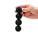 ONO Signets Silicone Magnetic Balls with Textured Dimples Bumps and Waves Fun to Play with Fidget Toy for Adults Help Relieve Stress Anxiety Tension Onyx Set of 4 - Image 2
