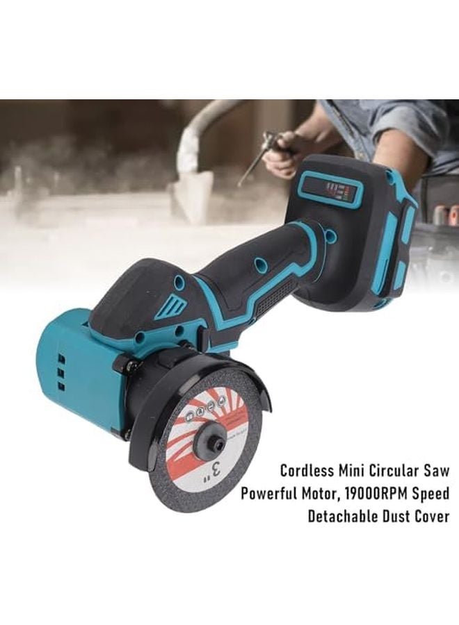 Cordless Mini Circular Saw 3 Inch Blade 19000 RPM Compact Woodworking Tool - Image 4