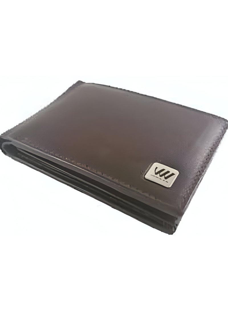 JADWAR Genuine Indian Leather Wallet for Men - Multi-Slot, Foldable, Elegant Brown - Luxury Gift for Everyone