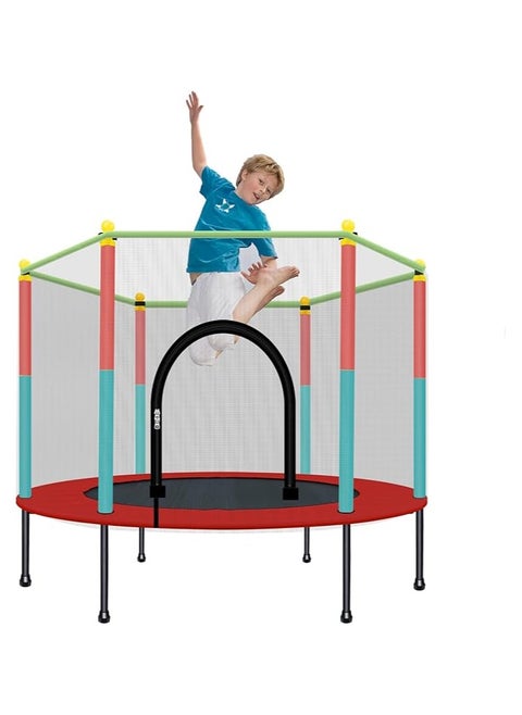 Kids Trampoline with Safety Enclosure Net - 5ft