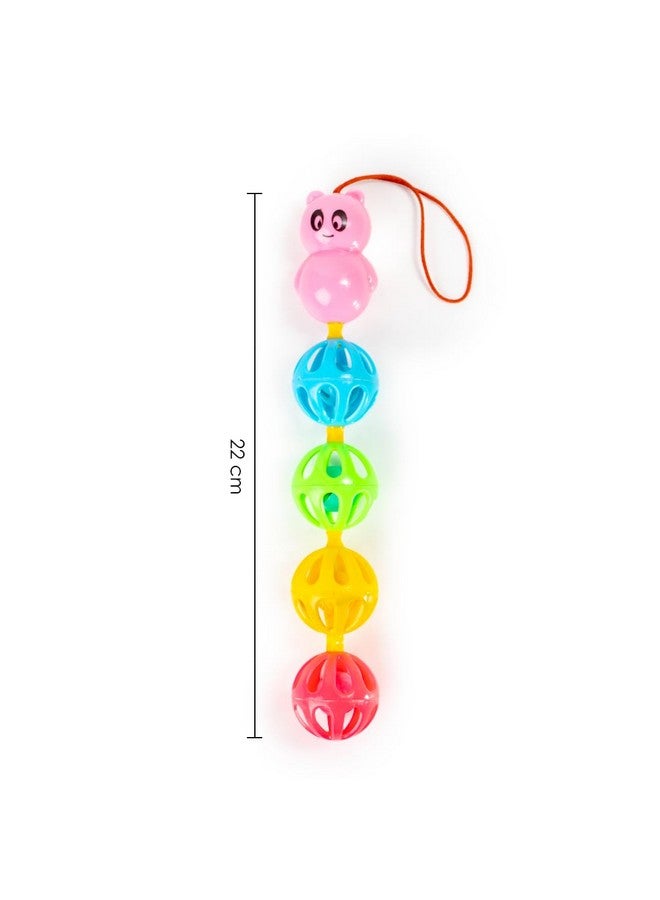 Ratna's Cradle Rattle with Rattling Sound Upon Shaking | Safe & Non Toxic Hanging Rattle Toy Multicolor for Infants & New Born Babies - Image 5