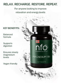 NFO NFO MAGNESIUM B6 [120 Tablets]  - Image 2