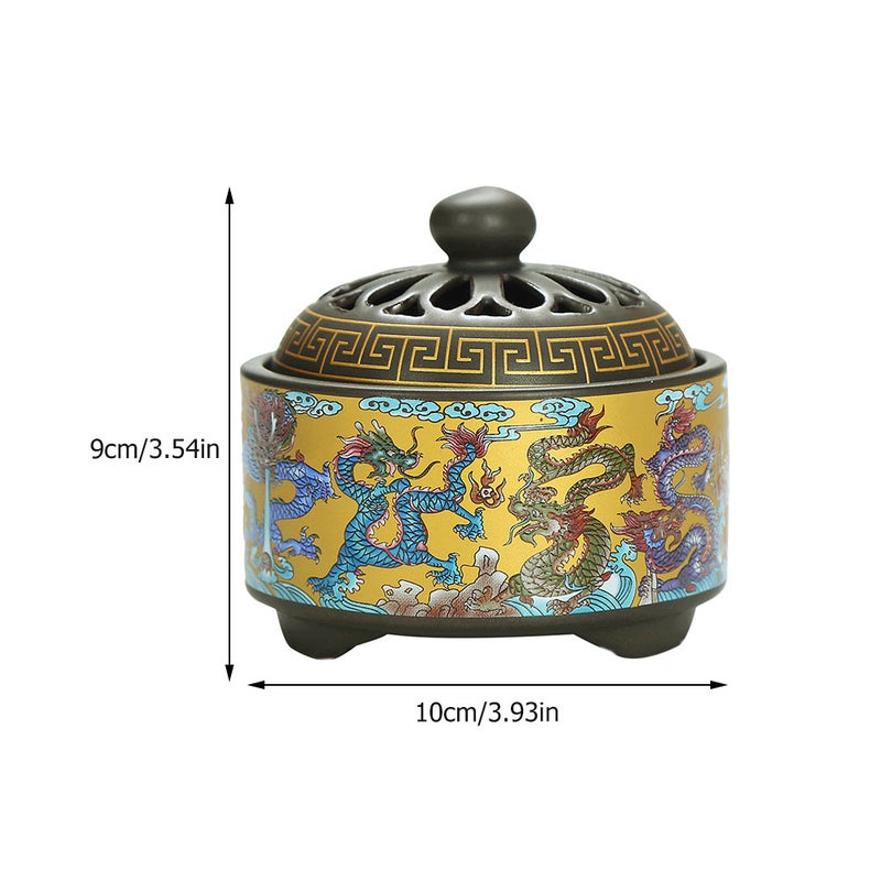 1pc Decorative Incense Holder Desktop Incense Burner Ornament Incense Container - Image 3