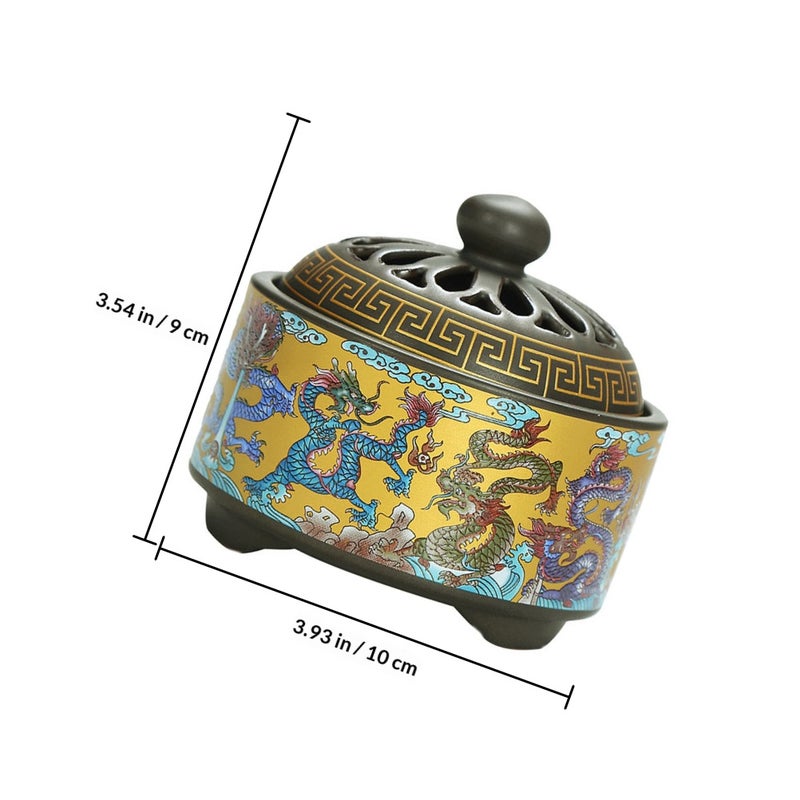 1pc Decorative Incense Holder Desktop Incense Burner Ornament Incense Container - Image 2
