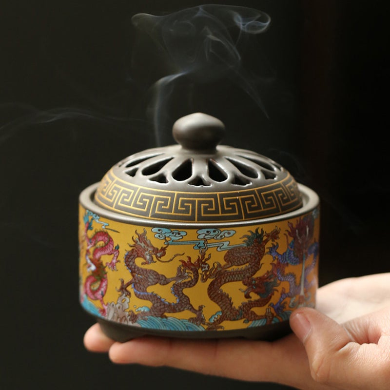 1pc Decorative Incense Holder Desktop Incense Burner Ornament Incense Container - Image 5