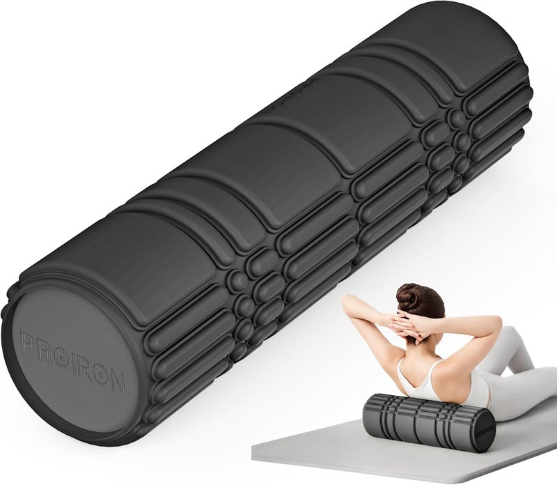 PROIRON Upgraded Foam Roller (A jelly-like touch), 42 * 13CM Patented Medium Density Deep Tissue Massage Roller Body Roller for Exercise, Yoga & Pilates - Image 1