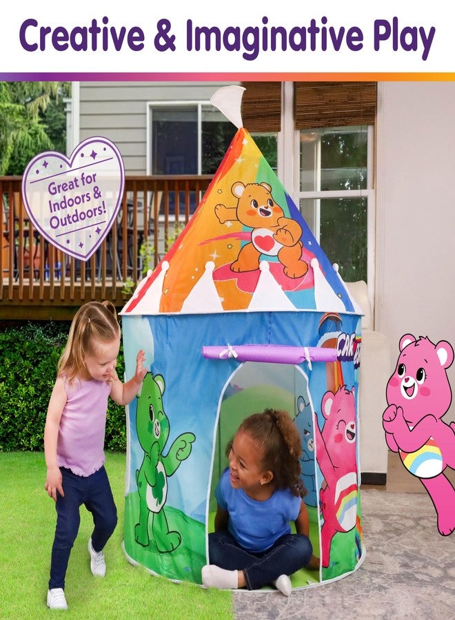 Care Bears Castle Tower Pop-Up Tent for Kids, Indoor & Outdoor Playhouse with Colorful Graphics & Roll-Up Door, Easy Setup & Foldable Design, Imaginative Play for Toddlers & Children, 2+ - Image 5