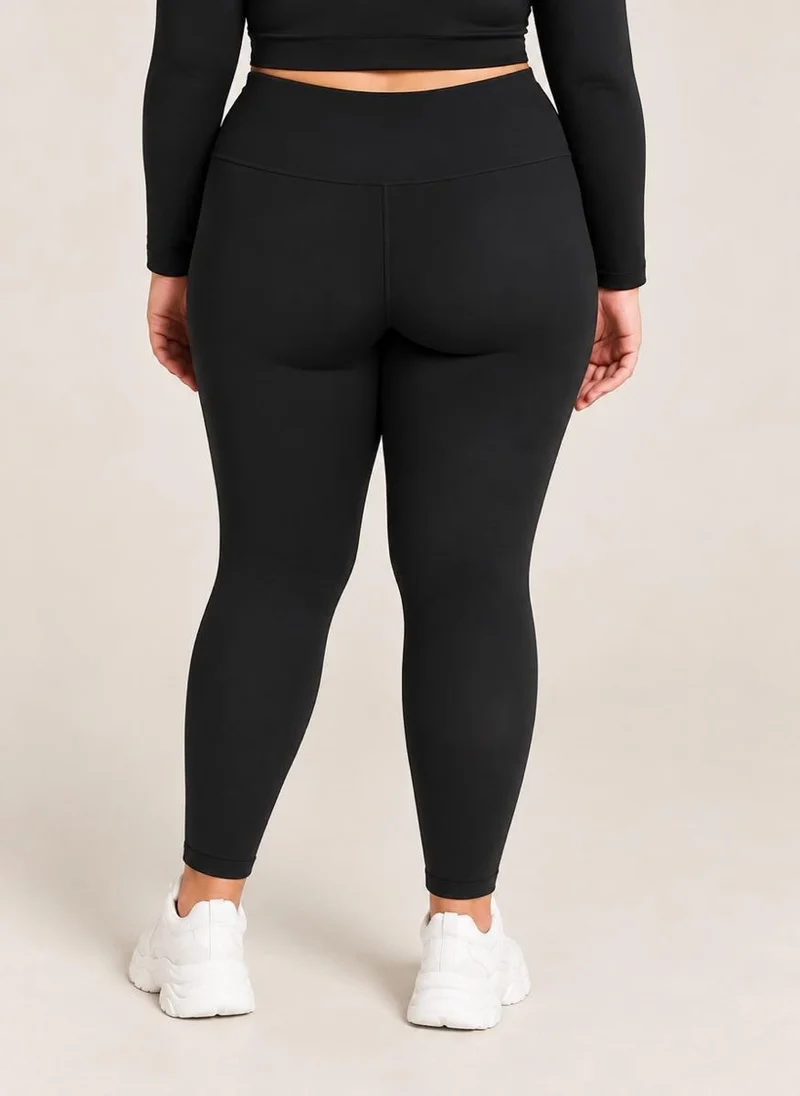Moveletix  Plus Size Women's High Waisted Leggings Pocket Card Airpod slot for Women | Best Price UAE