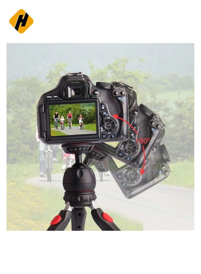 HuHa Premium Flexible Phone Tripod with Wireless Remote, Mini Tripod Stand for Camera GoPro/Mobile  - Image 4