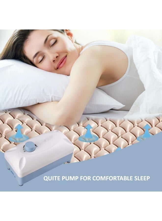Anti-Decubitus Bubble Air Mattress with Alternating Pressure Pump, Adjustable Air Pressure, Medical PVC, Quiet Operation, 220 × 90 × 7 cm, Supports up to 130 kg - Image 5