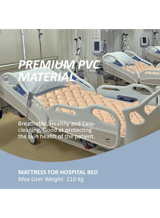 Anti-Decubitus Bubble Air Mattress with Alternating Pressure Pump, Adjustable Air Pressure, Medical PVC, Quiet Operation, 220 × 90 × 7 cm, Supports up to 130 kg - Image 2