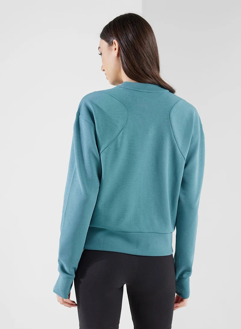 Adidas D4T Workout Warm Up Crew Neck