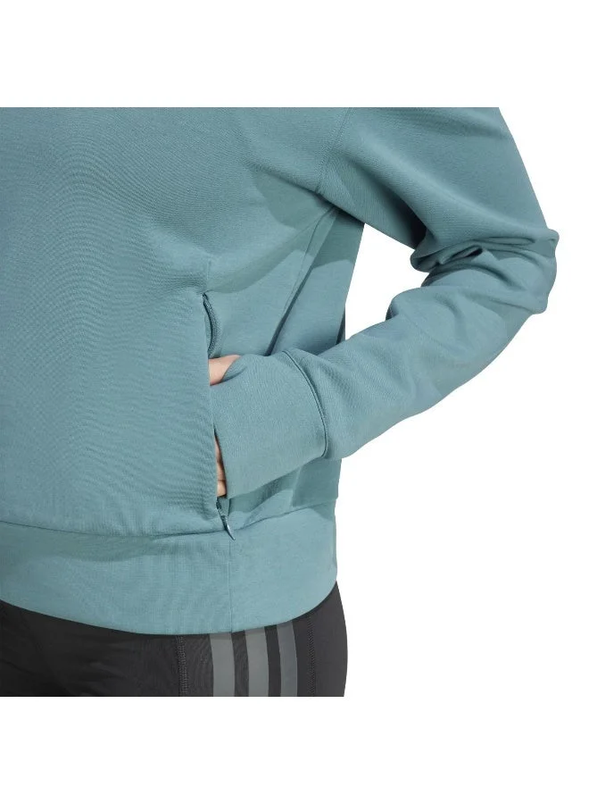 Adidas PRETEA D4T Workout Warm Up Crew Neck for Women | Best Price UAE