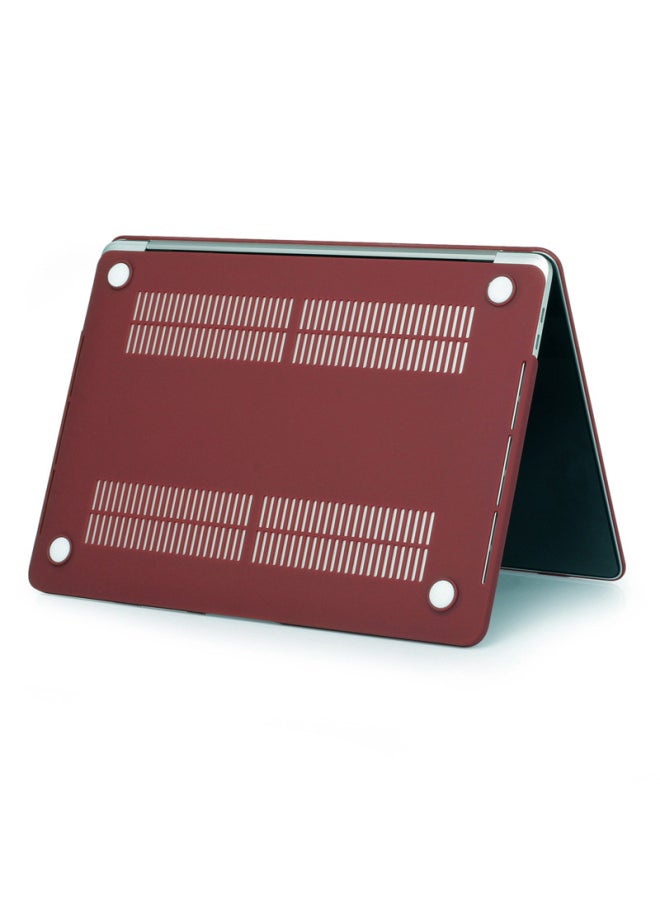 Generic - Suitable For Apple MacBook Pro 13 Inch Notebook Protective Case 11/15 Inch Frosted Air 13.3 Protective Case-Color:Wine Red-Applicable Model:Pro 13.3 Retina(A1425/A1502)) - Image 1