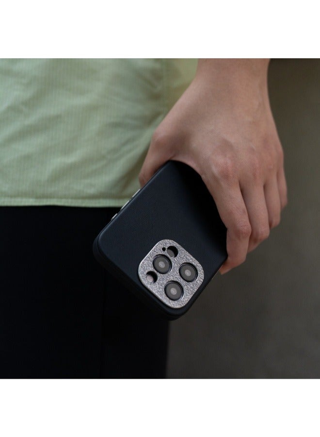 موشي جراب Napa Apple iPhone 15 Pro Max 2023 - غطاء جلدي صديق للبيئة، متوافق مع MagSafe، حماية من السقوط، إطار عدسة معدني، يدعم الشحن اللاسلكي - Image 4
