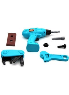EASY FUTURE Kids Play Sets Children tool box Set boys Toys Pretend Play Including: screwdriver drill,saw, screws, nuts, bolts, drill bits, wrenches.  - Image 2