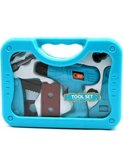 EASY FUTURE Kids Play Sets Children tool box Set boys Toys Pretend Play Including: screwdriver drill,saw, screws, nuts, bolts, drill bits, wrenches.  - Image 4