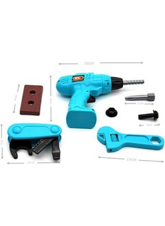 EASY FUTURE Kids Play Sets Children tool box Set boys Toys Pretend Play Including: screwdriver drill,saw, screws, nuts, bolts, drill bits, wrenches.  - Image 3