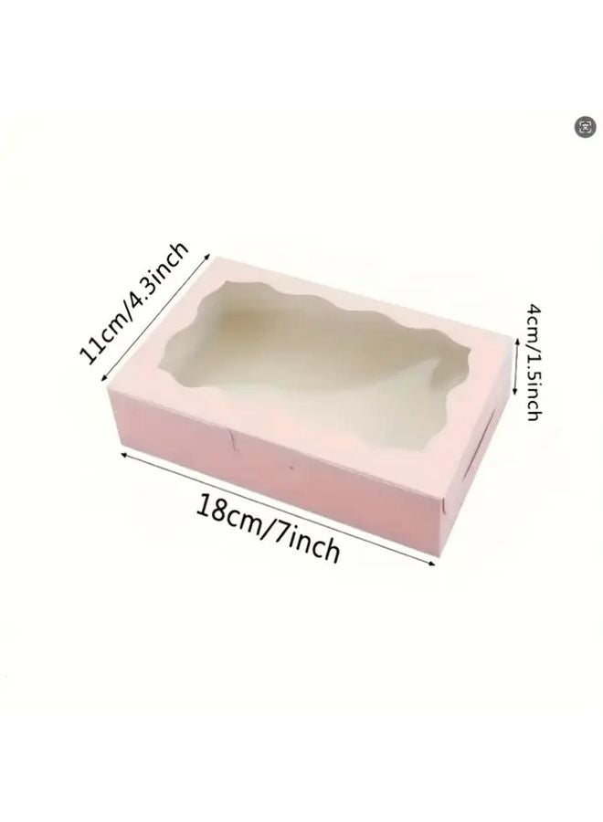 مجموعة علب ورقية بيضاء للنوافذ 30 قطعة مع حبل القنب وبطاقات التهنئة - Image 4