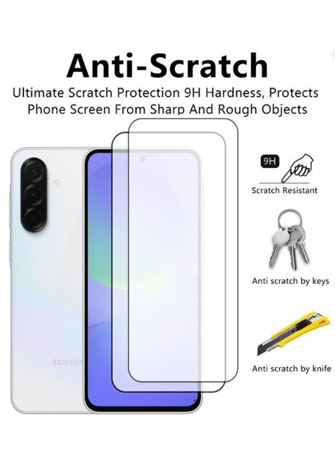 MUDISO For Samsung Galaxy A37 screen protector , 9H Hardness Anti-Scratch Tempered Glass flim, Case Friendly(2 Pack) - Image 2