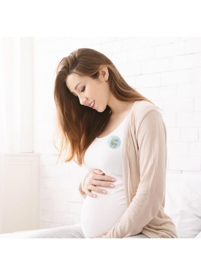 40-Piece Baby Gender Reveal Party Badges and Baby Gender Reveal Bracelets, Team Both Rubber Wristband for Baby Shower Gender Reveal Party Favor Supplies - Image 5