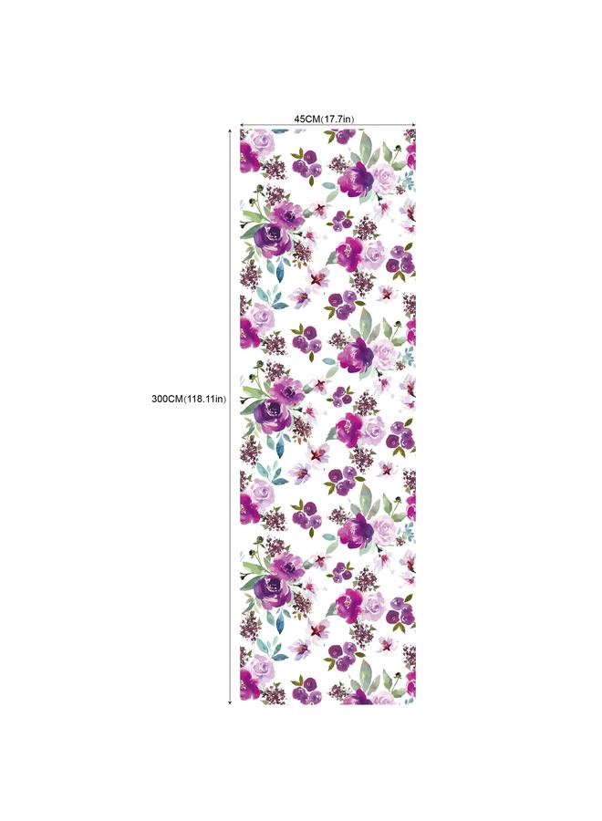 الأزرق جي دبليو ورق الحائط اللصق الذاتي للزهور الخضراء wallpaper يمكن إزالة خلفية غرفة المعيشة الخلفية RW158-180 الحائط - Image 1