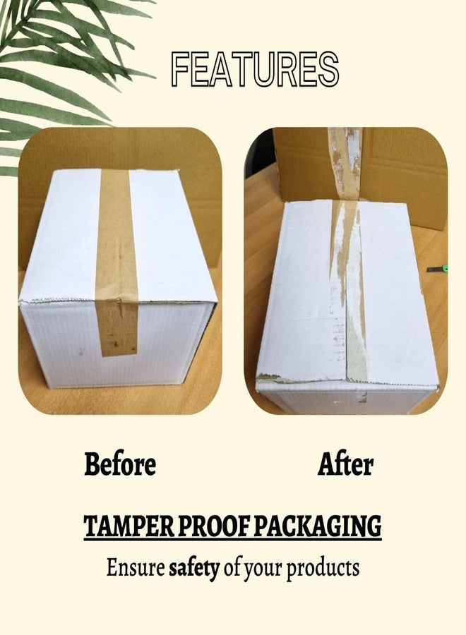 Ecosattva Eco-friendly Water Activated Paper Tape, Brown Plain, for Box Packaging, Tamper Proof Packing - 70mm x 50 meters (Pack of 1, 1) - Image 5