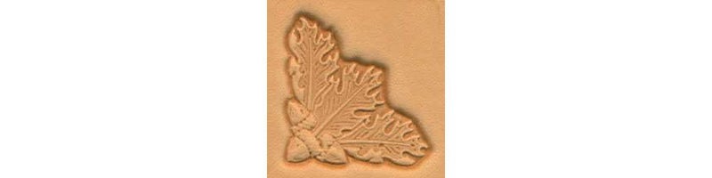 Tandy Leather Oak Leaf Corner Craftool 3D Stamp 853600