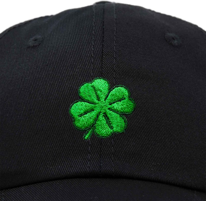 DALIX قبعة داليكس ذات أربعة أوراق البرسيم قبعة بيسبول ليوم سانت باتريك قطنية - Image 2