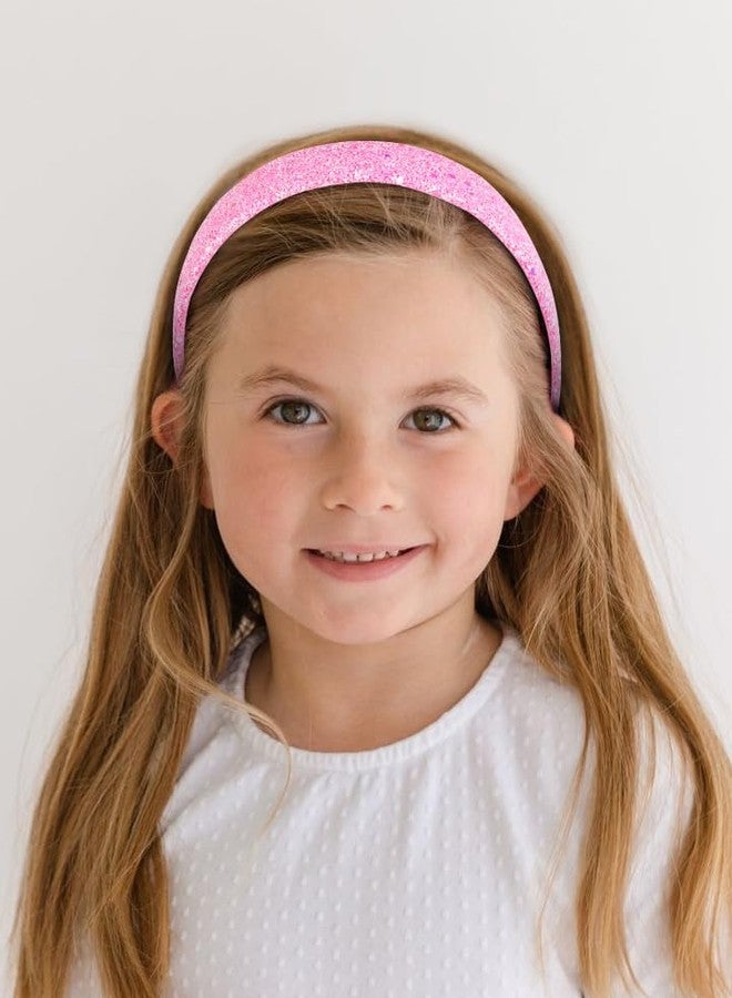 Huachi Glitter Headbands for Women Non Slip Fancy Headband, Sparkle Headbands Cute Head Band for Hair, Hair Accessories for Birthday Party Favors, Christmas Pink Sequin Headband - Image 5