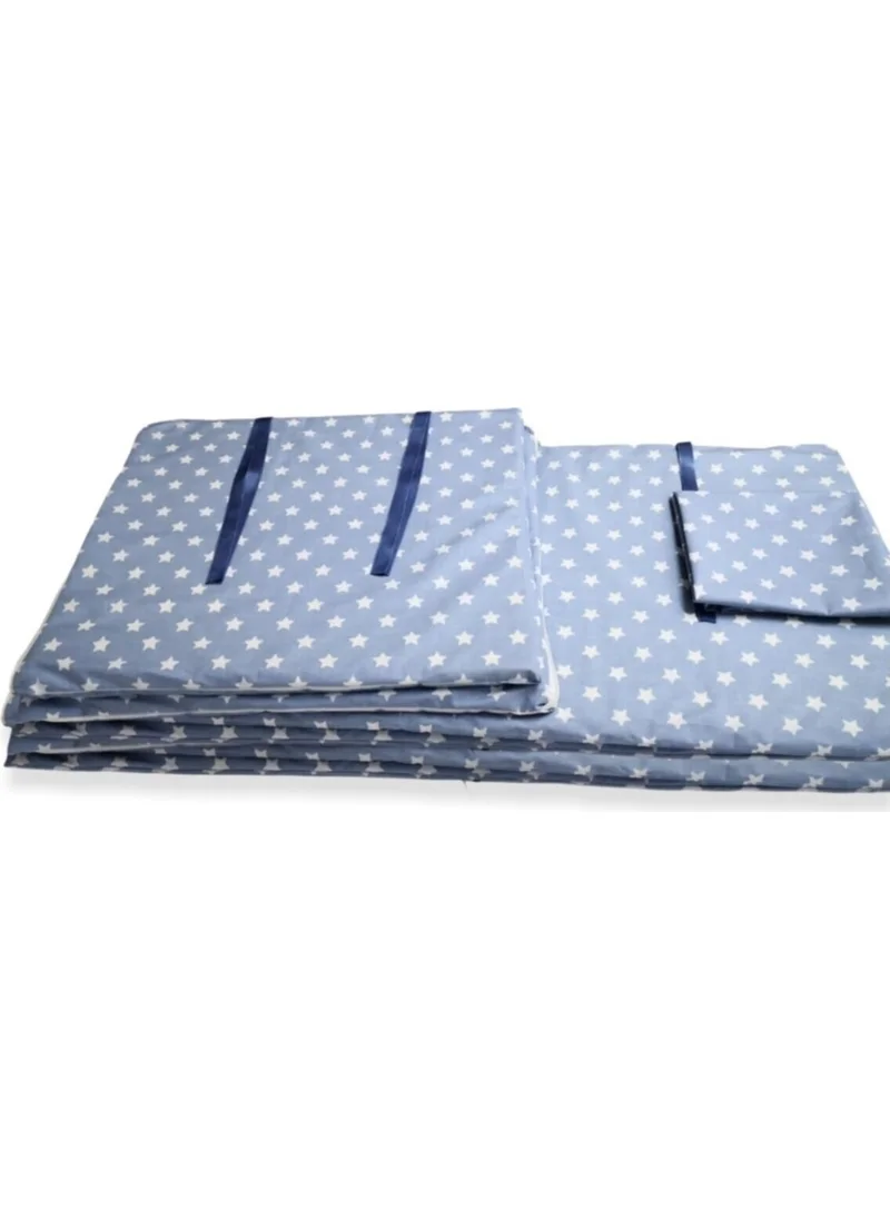 Bebek Özel Baby Special Baby/kid Crib Edge Protection 80X180 For Crib (4 Pieces) Blue Star