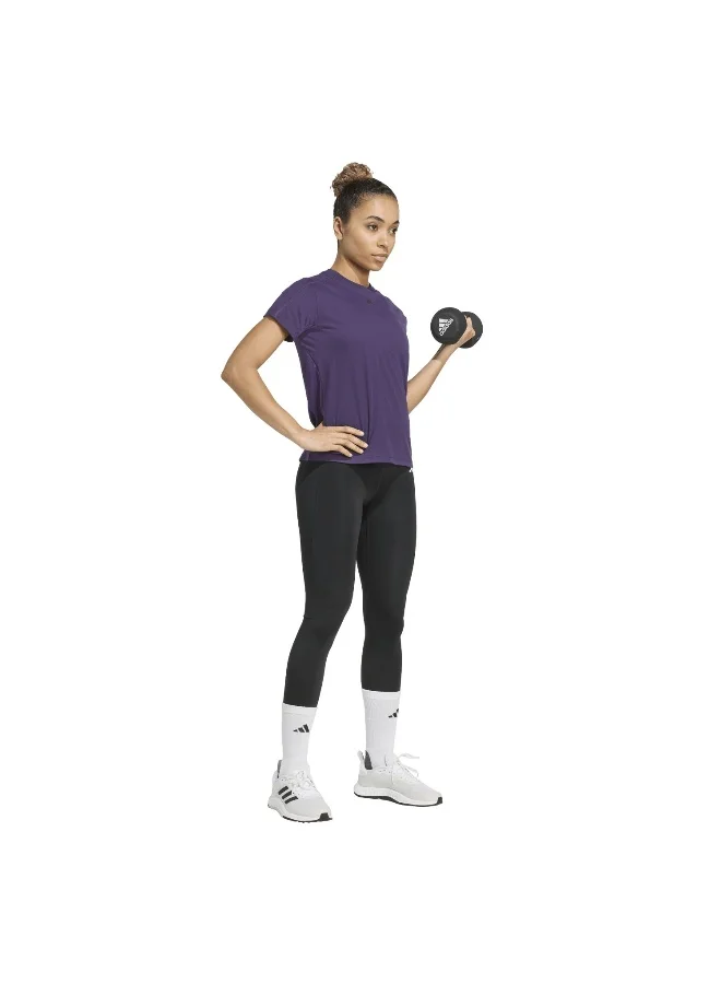 adidas We Crew T W Purple Training T-Shirts For Women