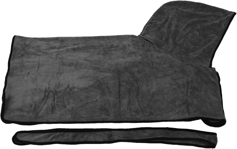 Large Dog Coat Winter Warm Soft Microfiber Adjustable Quick Drying Bathrobe Towel - Image 1
