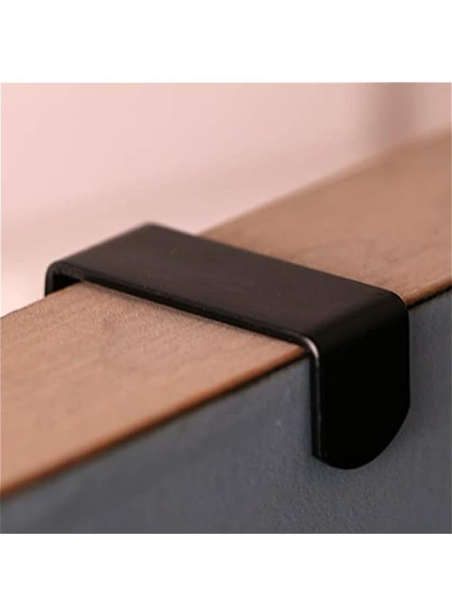 MIXDE Black Over-The-Door Hooks - Heavy-Duty Wall-Mounted Coat and Hat Rack  - Image 5