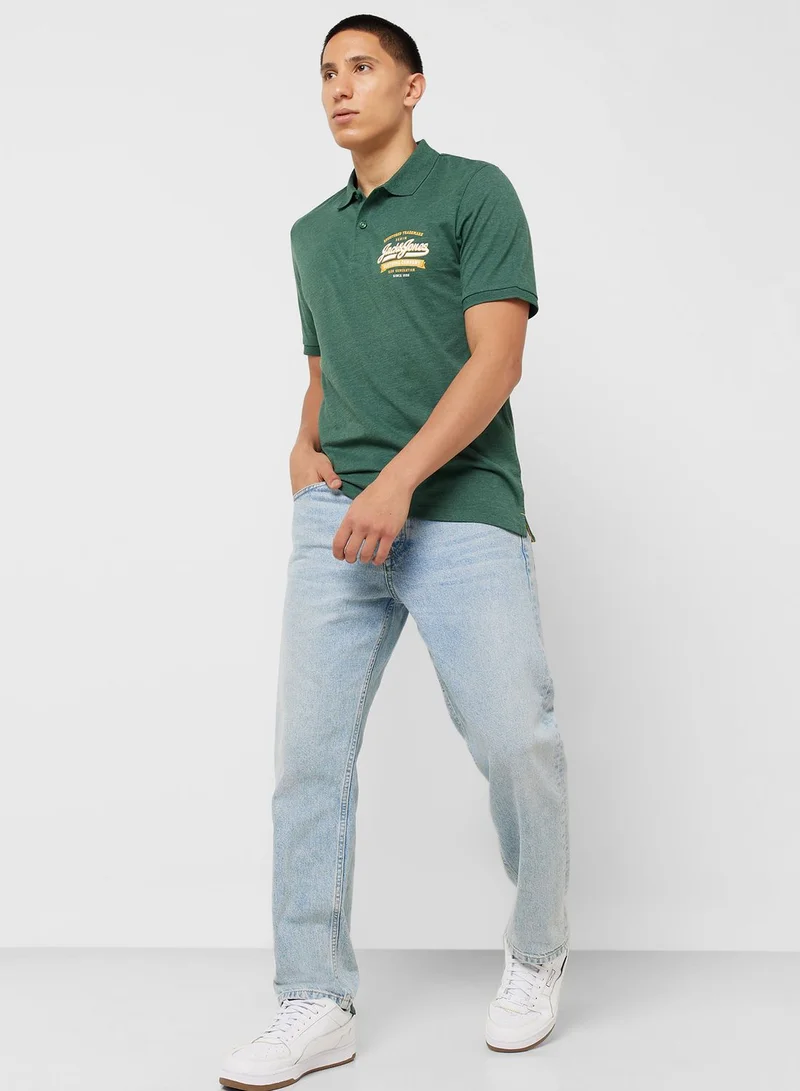 JACK & JONES Logo Polo