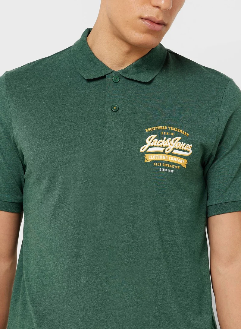 JACK & JONES Logo Polo
