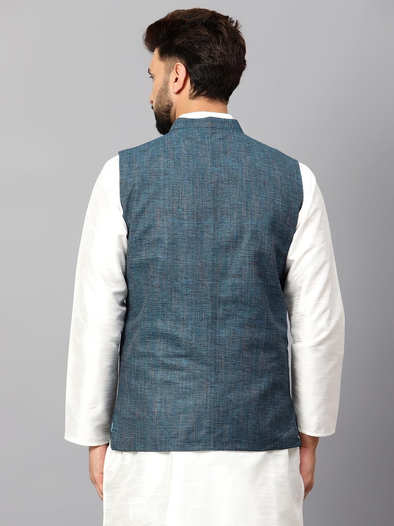 LATEST CHIKAN Men's Traditional Cotton Nehru Jacket/Waistcoat - Image 5