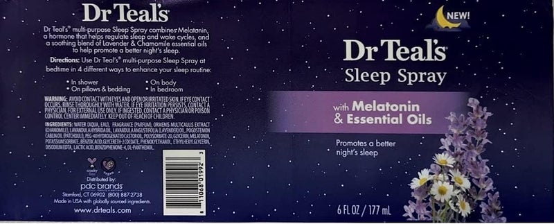Dr Teal's Sleep Spray with Melatonin & Essential Oils - Image 2