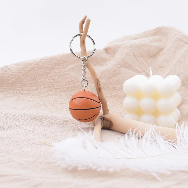 Borhmty Basketball Keychain Gifts for Basketball Coach Basketball Lover Basketball Party Favors for Boys Girls Basketball Accessories for Men Women Birthday Gifts for Daughter Son - Image 2