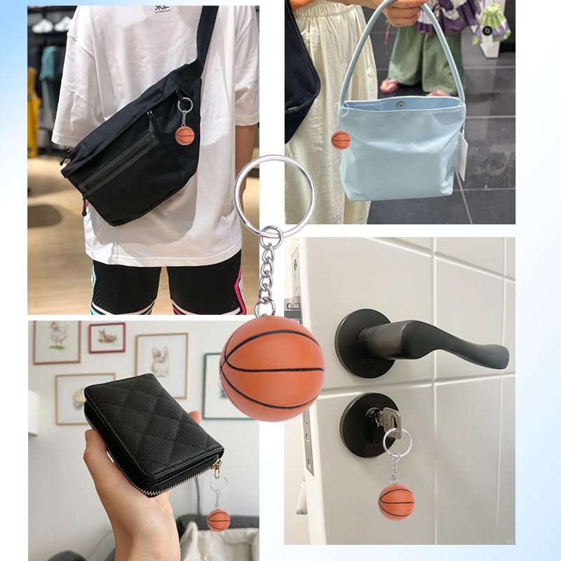 Borhmty Basketball Keychain Gifts for Basketball Coach Basketball Lover Basketball Party Favors for Boys Girls Basketball Accessories for Men Women Birthday Gifts for Daughter Son - Image 5